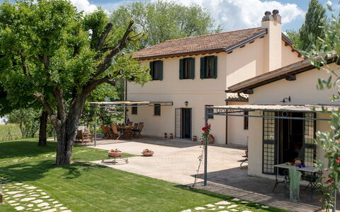 La Collina degli Ulivi 8+2: Haus, Zuhause, Schatten, Rasen, Garten, Estate, Garten, Hütte, Hinterhof, Outdoor Struktur