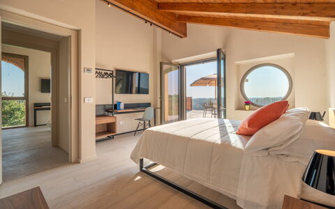 Cascina Buzio 12: Holz, Interior Design, Zuhause, Möbel, Decke, Wohnung, Zimmer, Holzbeize, Schlafzimmer, Bett
