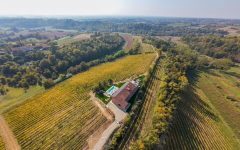 Cascina Buzio 12: Landschaft, Feld, Einfach, Plantage, Vogelperspektive, Landwirtschaft, Ländliches Gebiet, Grundstueck, Luftaufnahmen, Bauernhof