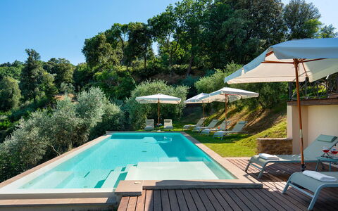 Villa Francesca 10: Schwimmbad, Resort, Eco Hotel, Estate, Thermae, Garten, Hazienda, Villa, Bauernhaus, Sonnenliege