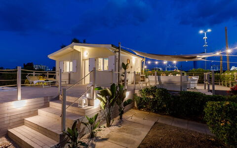 Casetta del Pescatore 4: Schatten, Balkon, Deck, Outdoor Struktur, Villa, Hotel, Eco Hotel, Resort, Zimmerpflanze