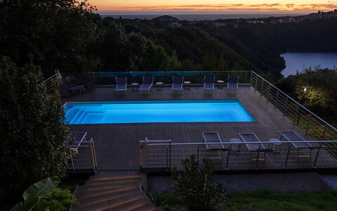 Villa Giulia 8: Blau, Schwimmbad, Wasser, Freizeit, Resort, Eco Hotel, Gartenmöbel, Thermae, Ferienort