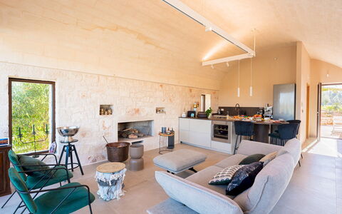 Trulli Fiori di Mandorlo 6: Möbel, Zuhause, Stuhl, Hütte, Wohnzimmer, Küche & Esszimmer Tisch, Estate, Bauernhaus, Kaffetisch