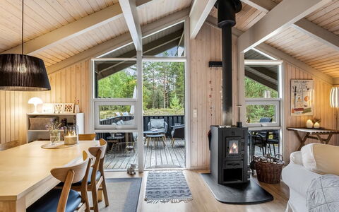 Pia - 685M from the Sea: Holz, Decke, Zuhause, Hütte, Blockhaus, Wohnzimmer, Light Fixture, Hartholz, Holzbeize, Stuhl