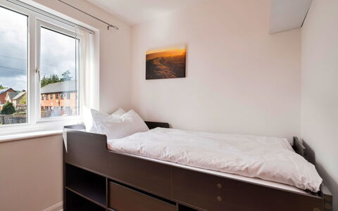 Elizabeth House: Interior Design, Möbel, Holz, Schlafzimmer, Fussboden, Bett, Flooring, Bettdecke, Decke, Bedding