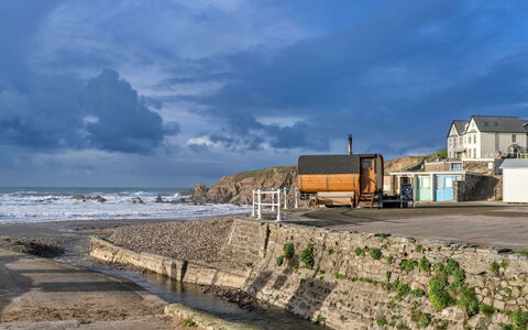 Bude, Upper Deck: Küste, Küsten Und Ozeanische Forms, Wolke, Ufer, Strand, Meer, Ozean, Sand, Wind Wave, Bucht