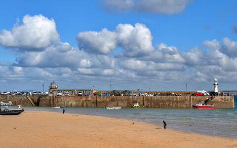 St. Ives 636: Himmel, Wasser, Gewässer, Sommer, Meer, Küste, Horizont, Wolke, Küsten Und Ozeanische Forms, Strand