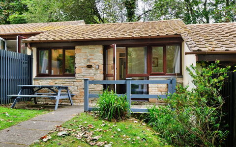 St. Ives 637: Haus, Zuhause, Hütte, Dach, Tür, Abstellgleis, Schatten, Garten, Gartenbauten, Veranda