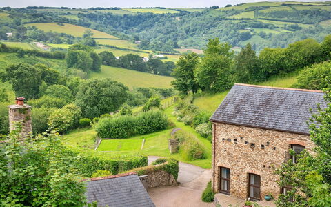 Coulscott Pipistrelle Barn: Gras, Strauch, Haus, Landschaft, Hütte, Ländliches Gebiet, Grundstueck, Bauernhaus, Dorf