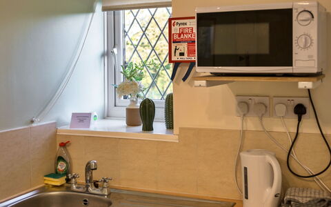Trimstone Manor - Lee, Studio Apartment: Küchengerät, Kleingeräte, Beleuchtung, Haushaltsgerät, Elektronisches Gerät, Küche, Zimmer, Countertop, Major Appliance, Maschine