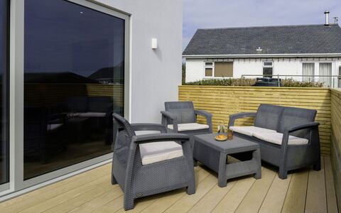 Hampton Coast: Holz, Zuhause, Möbel, Gartenmöbel, Balkon, Deck, Veranda, Terrasse, Blumentopf