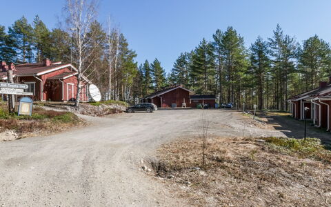 Koli Country Club B 6: Baum, Holz, Hütte, Haus, Zuhause, Dach, Grundstueck, Auffahrt, Lärche, Dorf