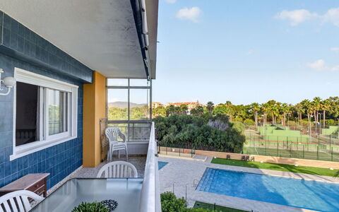 Goya - Mar de Cristal: Verbundwerkstoff, Schwimmbad, Wohnung, Schatten, Estate, Eigentumswohnung, Balkon, Eco Hotel, Resort