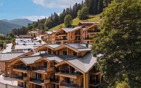 Viehhofen 1: Balkon, Holz, Eco Hotel, Bergdorf, Hotel, Resort, Abstellgleis, Alpen