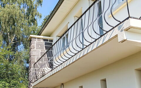 Puys-Richards: Geländer, Verbundwerkstoff, Balkon, Metall, Eisen, Baluster, Zaun, Stahl, Daylighting