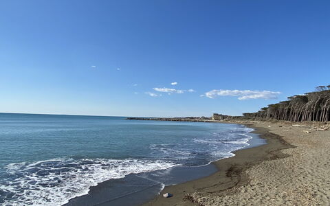 San Giuseppe: Blau, Wasser, Strand, Gewässer, Wasservorräte, Natürlichen Umgebung, Küste, Horizont, Ufer