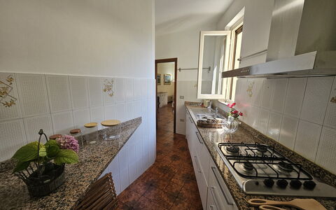 Alla Terrazza sul Fiume: Flooring, Holz, Interior Design, Fussboden, Küche, Countertop, Major Appliance, Zimmer, Beleuchtung, Küchengerät