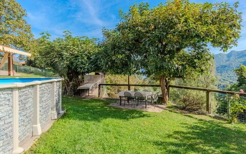 Al Roccolo: Zaun, Schatten, Garten, Eco Hotel, Home Fechten, Hinterhof