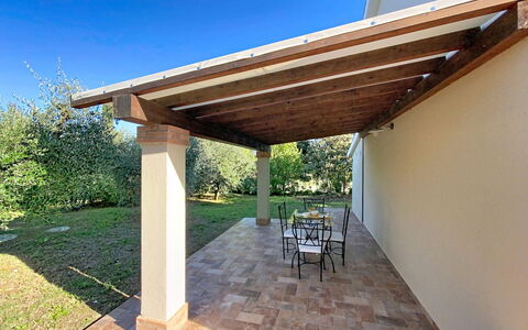 Linaglia: Holz, Schatten, Strahl, Säule, Outdoor Struktur, Holzbeize, Decke, Gartenmöbel, Garten, Terrasse