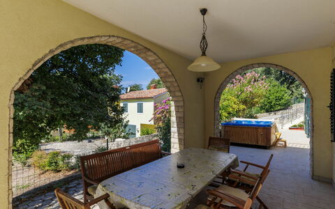 Istria Serenity: Möbel, Bogen, Tabelle, Stuhl, Gartenmöbel, Schatten, Küche & Esszimmer Tisch, Hazienda, Tisch Im Freien, Garten