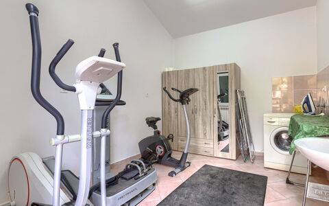Istria Serenity: Flooring, Fussboden, Interior Design, Zimmer, Decke, Trainingsgerät, Trainingsgeräte, Armatur, Hotel, Fitnessstudio