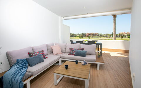 Los Moriscos Golf: Wohnung, Wohngebiet, Eigentumswohnung, Urban Design, Balkon, Mischnutzung, Resort, Estate, Hotel, Schatten