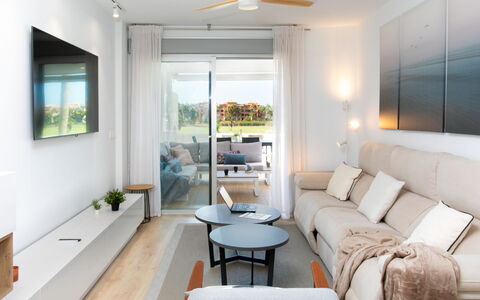 Los Moriscos Golf: Wohnung, Wohngebiet, Eigentumswohnung, Urban Design, Balkon, Mischnutzung, Resort, Estate, Hotel, Schatten