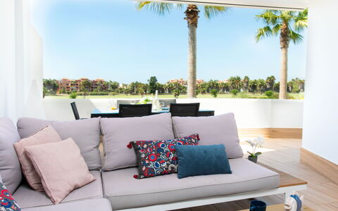 Los Moriscos Golf: Wohnung, Wohngebiet, Eigentumswohnung, Urban Design, Balkon, Mischnutzung, Resort, Estate, Hotel, Schatten