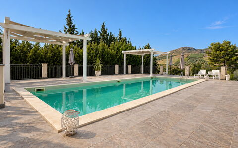 Casa Boungalow: Schwimmbad, Flooring, Verbundwerkstoff, Schatten, Resort, Flagstone, Fliese, Beton, Eco Hotel, Hazienda