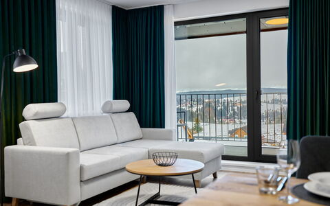 Lagom: Interior Design, Möbel, Flooring, Fussboden, Zuhause, Beleuchtung, Wohnung, Wohnzimmer, Zimmer, Vorhang