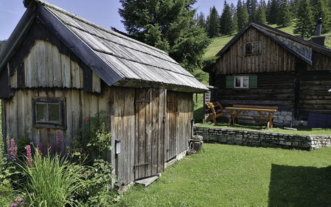 Schneehitzalmhütte: Möbel, Interior Design, Flooring, Decke, Fussboden, Stuhl, Zimmer, Beleuchtung, Tabelle, Küche & Esszimmer Tisch