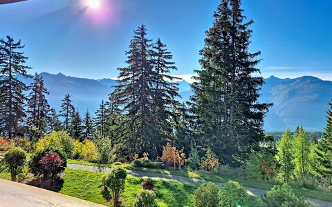Crans-Montana 480: Himmel, Bergforms, Baum, Berg, Natur, Hügel, Wildnis, Hochland, Landschaft, Gebirge