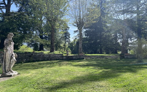 Villa Il Parco: Baum, Gras, Blatt, Natur, Ast, Strauch, Garten, Kofferraum, Rasen, Ground