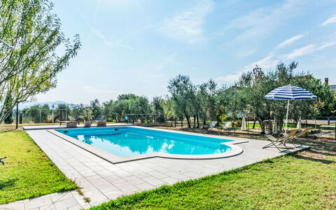Podere degli Ulivi: Schwimmbad, Gartenmöbel, Garten, Möbel, Resort, Schatten, Eco Hotel, Hinterhof, Freizeit, Stuhl