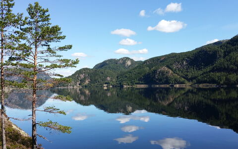 Porsmyr: Blau, Wasser, Wasservorräte, Bergforms, Berg, Gewässer, Grün, Natur, Natürlichen Umgebung, Natürliche Landschaft