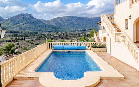 Vista Xalo: Schwimmbad, Bergforms, Berg, Hügel, Gebirge, Resort, Estate, Hazienda, Freizeit, Thermae