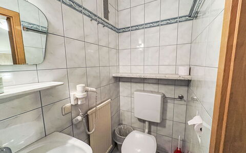 Saalbach-Hinterglemm 626: Armatur, Bad Sink, Fussboden, Badezimmer, Sinken, Toilleten Sitz, Toilette, Zimmer, Installation, Zapfhahn