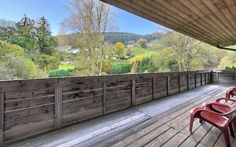 Afritz am See 9: Blau, Holz, Möbel, Zuhause, Gartenmöbel, Stuhl, Schatten, Balkon, Holzbeize, Eco Hotel