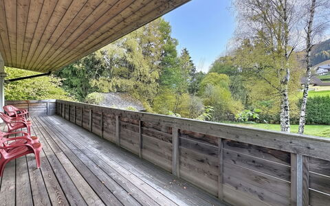 Afritz am See 9: Blau, Holz, Möbel, Zuhause, Gartenmöbel, Stuhl, Schatten, Balkon, Holzbeize, Eco Hotel