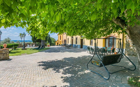 Vinci 815: Pflanze, Schatten, Strassenbelag, Gartenmöbel, Urban Design, Baum, Holz, Gehölz, Freizeit, Gras