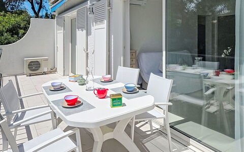 Le Val des Pins: Balkon, Villa