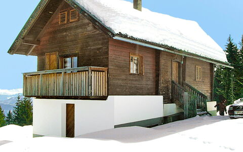 Wassertheureralm: Himmel, Eigentum, Gebäude, Fenster, Schnee, Haus, Baum, Steigung, Die Architektur, Hütte
