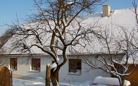 Chrastov: Schnee, Himmel, Gebäude, Daytime, Eigentum, Fenster, Weiss, Welt, Zweig, Ast