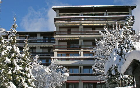 Villars 130: Himmel, Wolke, Gebäude, Fenster, Welt, Schnee, Urban Design, Haus, Nachbarschaft, Baum