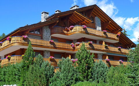 Résidence le Chalet 5: Himmel, Pflanze, Gebäude, Wolke, Fenster, Baum, Haus, Vegetation, Holz