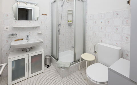 Les Orzières 417: Interior Design, Flooring, Fussboden, Armatur, Badezimmer, Sinken, Bad Sink, Zimmer, Toilette, Decke