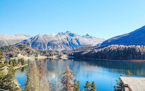 St. Moritz 775: Blau, Daytime, Gewässer, Holz, Horizont, Wolke, Meer, Ozean, Küsten Und Ozeanische Forms, Geländer