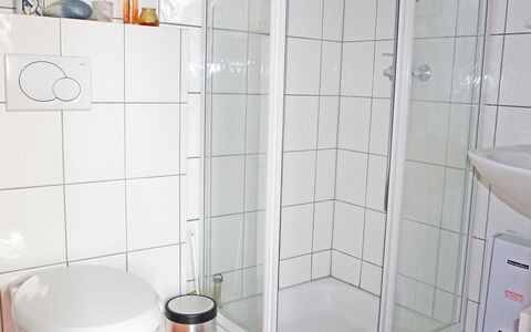 Goetheallee: Badezimmer, Fliese, Duschtür, Eigentum, Zimmer, Armatur, Wand, Die Architektur, Bad Zubehör, Fussboden