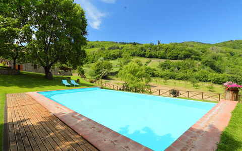 Greve in Chianti 840: Wasser, Pflanze, Himmel, Eigentum, Schwimmbad, Grün, Wolke, Natur, Azurblau, Baum