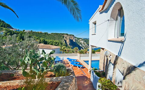 Balcon al Mar: Blau, Eigentum, Grundeigentum, Azurblau, Haus, Gebäude, Zuhause, Urlaub, Majorelle Blue, Baum